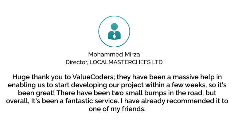 ValueCoders Testimonials