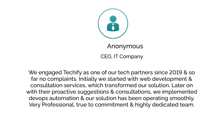 Techify Solutions Testimonials